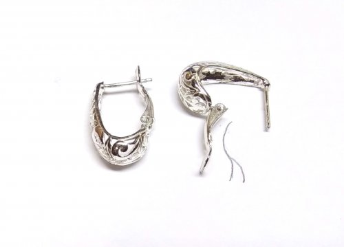 Judy Larson's Adjusting Purchased Ear Wires - A simple fix to make earrings fit better, General Education, Butane Torch, Soldering, Solder, huggie earrings